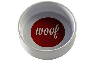 RSPCA Woof Feeding Mat and Bowl for Dogs